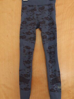 Adidas by Stella McCartney leggings womens size S blue black grey camouflage
